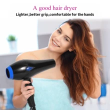 Morfone Local Warehouse 12 Piece Black Hair Dryer Hair Care Set, Home Hair Salon Hair Dryer Multi-Speed Adjustable Drying Hair Styling, Plug-In Model With Air Cushion Combs And Hair Clips And Curling Irons, Etc., Suitable For Home Use/Gift Giving - 查看 12