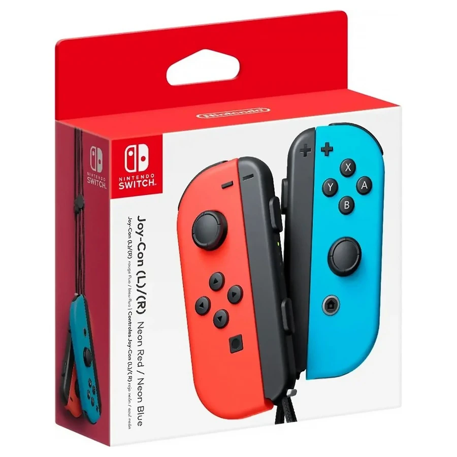 Nintendo - Joy-Con (L/R) For Nintendo Switch - Neon Red/Neon Blue - Neon Red/Neon Blue - View 1