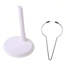 1pc Plush Doll Stand - Wear-Resistant Plastic Base, Stainless Steel Support Rod, Adjustable Height, Invisible Stand, Suitable For 15/20/25/35/45cm Toys & Dolls, Essential For Doll Display - Multicolor - View 9