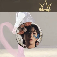 The GD Mama Crown Fan Support Baji 75mm Badge Highly Attractive Brooch Backpack Pendant Gift