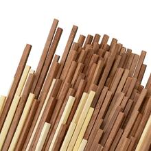 32pcs/64pcs 0.51*0.51*29.97 Cm Carbonized Plus Original Color Square Bamboo Sticks, Craft Sticks, Woodworking Supplies, DIY Models, Craft Project Crafts, Square Bamboo Sticks For Craft Construction