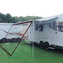 Waterproof Cloth, Rain Tarp For Outdoor RV Awning Side Wall, Upgraded Tear-Resistant Transparent Waterproof Tarpaulin For Outdoor Camping, RV, Balcony, Garden, Patio Furniture, Plant Greenhouse, Firewood Storage