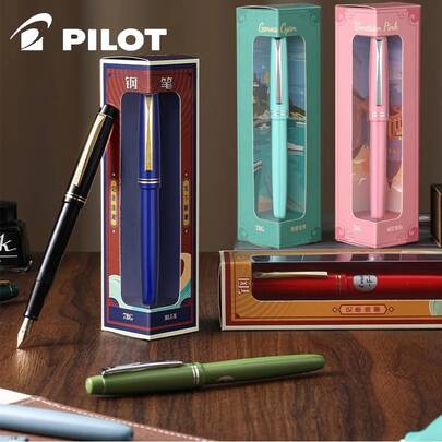 Pilot Pilot FP-78G Fountain Pen, Fine Nib, Student/Adult Use, Genuine Japanese Stationery For Writing Practice