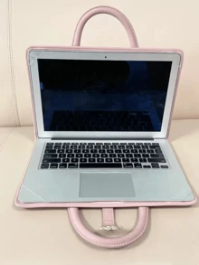 14/15.6 Inch Laptop Sleeve Case Briefcase Waterproof Messenger Bag For Notebook Slim Carrying Case For Laptops - 粉色 - 查看 2