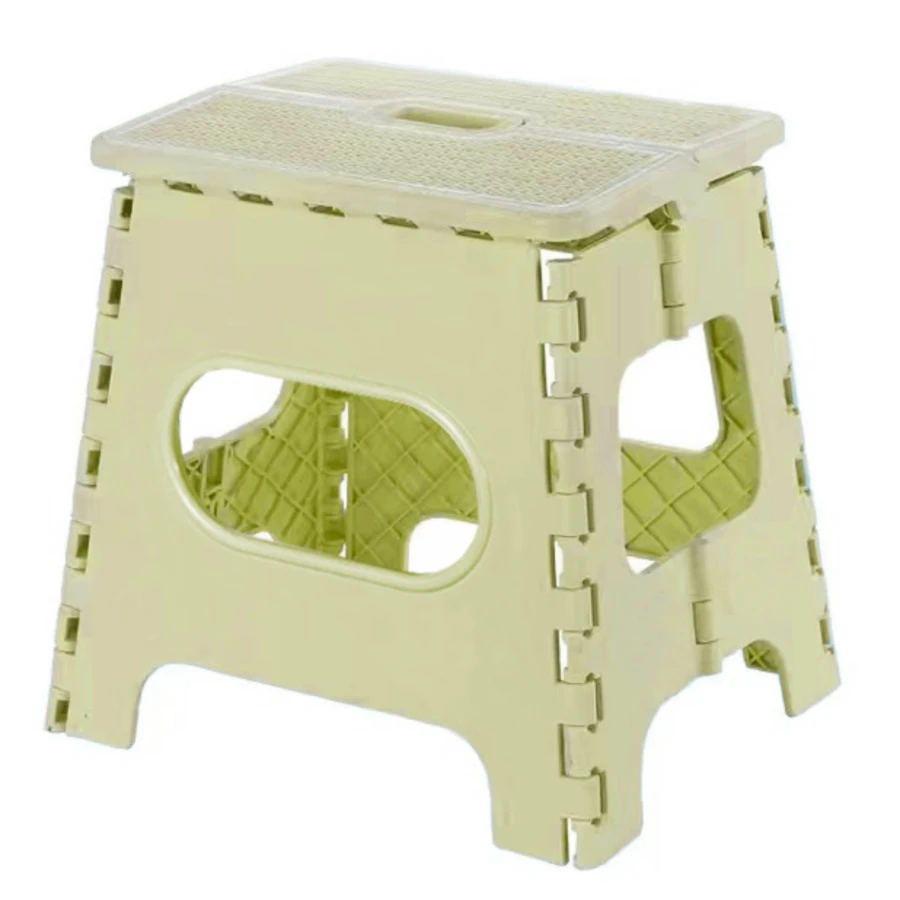 Children's Chair Portable Folding Stool Camping - Lime Green - View 1