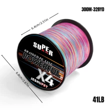 JESHEUPEY - Línea trenzada de alta calidad de 4 hebras, especialmente diseñada para la pesca de carpas y pesca en el mar, línea de pesca tejida de 8 hebras de alta resistencia