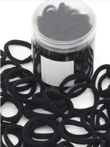 20/50/100/200 Piezas Coletero elástico básico para mujer, versión coreana negra, actualizado a alta elasticidad, de moda, multifuncional, de alta gama, temperamento elegante, coletero simple, adecuado para coleta alta de mujer, diseño de accesorio de cabello colorido, diseño de estilo multifuncional, material duradero para uso diario, regalos pensados para novias y familiares, sujetadores de coleta, bandas elásticas para el cabello, gomas para el cabello, cuerda para el cabello