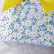 1pc Small Dog Clothes Pet Clothing Chihuahua Skirt Puppy Cat Princess Apparel Cute Puppy Clothes Pet Dress Dog Summer Dress Cat Skirt Romantic Style With Purple Floral Print, Pet Product Kitten Dog Dress Pet Apparel Bichon Yorkie Costume Pet Clothing Cute Dog Cooling Vest Suitable For Small-Medium Cats And Dogs - Multicolor - View 5