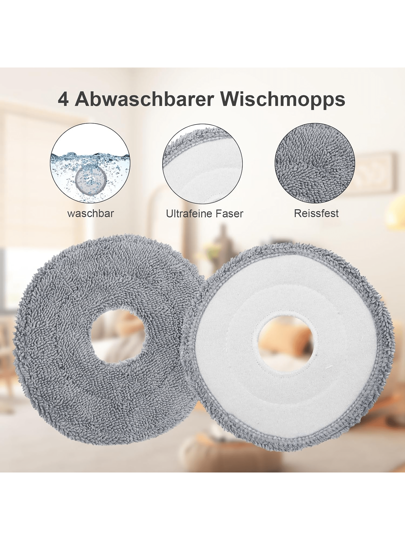 Compatible Dreame L20 Ultra Complete Robot Stofzuiger Cleaner, Spare Parts Includes Main Brush, Wipes, Filters, Side Brushes, Cleaner Bags view 5