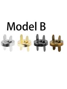 20pcs/4pcs/10pcs DIY Magnetic Buttons, Magnetic Snaps, Wallet Magnetic Bag Fasteners, Cartoon Button Magnetic Invisible Buttons, Clover Magnetic Buttons, Magnetic Sewing Buttons, Sewing Buttons, Metal Invisible Sewing Buttons, Wallet Latch Fasteners - Multicolor - View 11