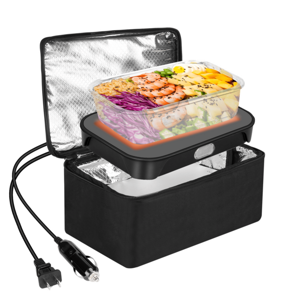 The Portable Electric Heating Insulated Bag Food Heater Is Suitable For Heating In Offices, Travels And Cars