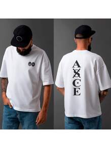 Shirt Premium Cotton ASCE Unisex Streetwear Men's New - 白色 - 查看 1