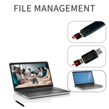 wiwacam 2 In 1 Pen Camera, 1080P HD Camera, Practical Mini Camera, Local Storage, Wireless Connection, APP Control, Video Audio Recording, Motion Detection, Has An Internal Battery Capacity Of 250 MAh, Mini Camera For Business, Meeting, Study - Black - View 8