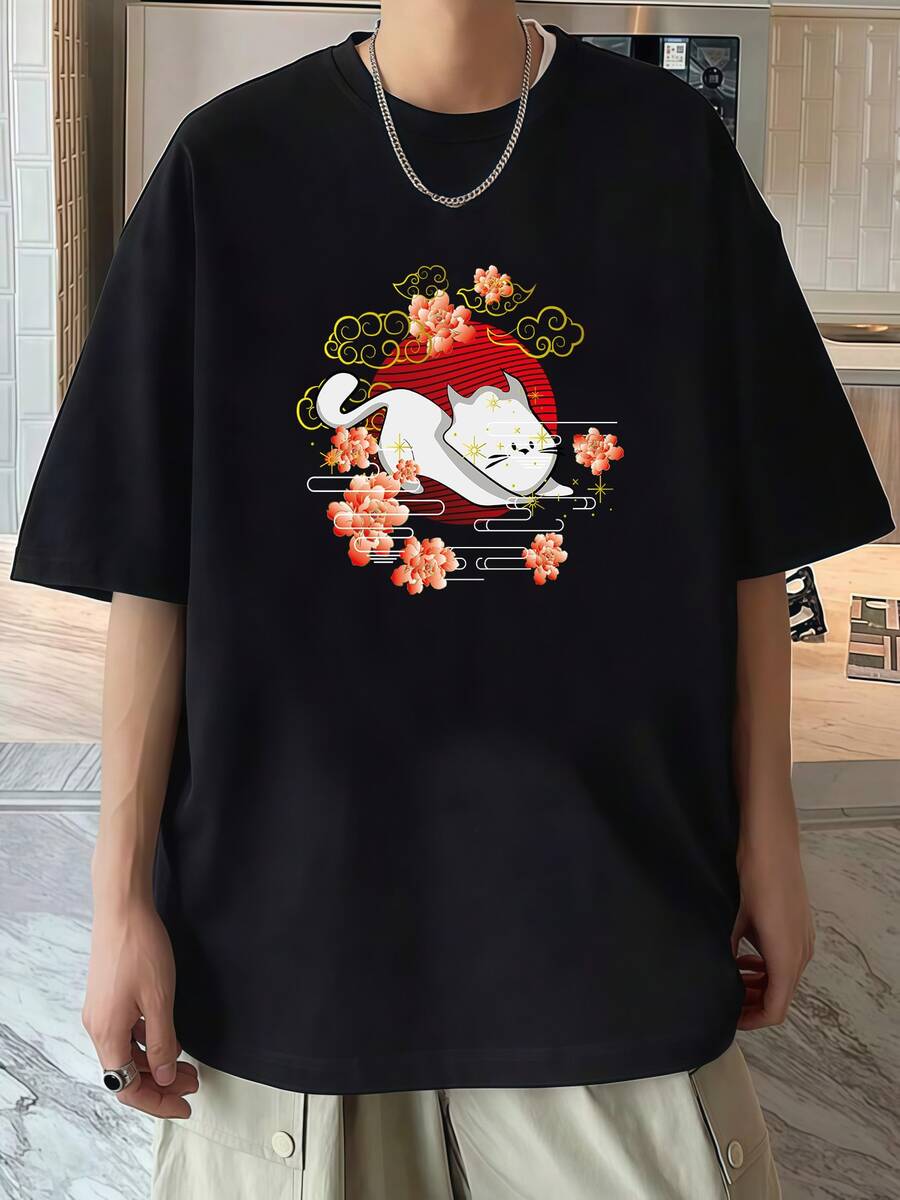 Men T-Shirts - ブラック - View 1