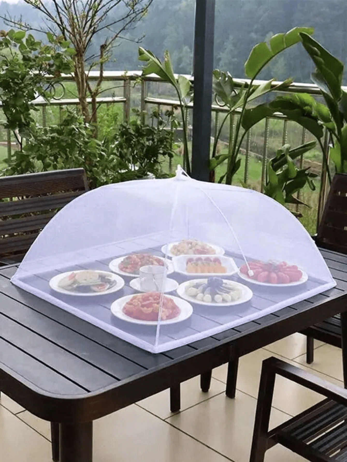 Set Di 4 Coperture Per Alimenti A Rete Pop-up Da 17 Pollici, Pieghevoli E Riutilizzabili Per Picnic E Barbecue