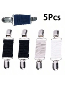 1件/2件/3件装新款连衣裙束带夹套装弹性衣夹收紧连衣裙开衫领夹衬衫夹后背束带女款 - 彩色 - 查看 32