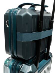 Set Of 2 Suitcases With 1 Toiletry Bag - Màu xanh lá cây đậm - Xem 4
