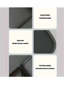 耐用仿皮汽车座椅靠背储物盒 - 多功能、耐用的储物盒，配有笔记本电脑隔层、杯架等，适用于 SUV 和轿车，是送给驾驶员的完美礼物，必备的汽车储物整理器 - 彩色 - 查看 7