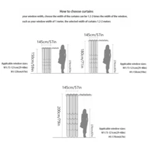 1件/2件优雅法式乡村风格白色花卉蕾丝窗帘和薄纱 - 白色 - 查看 4