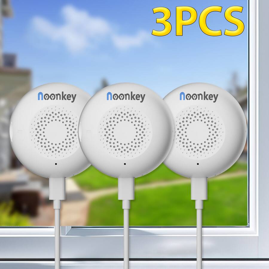 3Pack 2K Wireless Window Camera, 5GHz&2.4GHz WiFi Indoor Cameras For Home Security W/ ChroMax Al Color Night Vision,Person,Pet,Vehicle & Motion Detection,24/7 Recording,Easy & Quick Install, Indoor Surveillance, Vehicle Detection, Sleek Design, - trắng - Xem 1