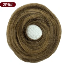1/3 Pieces Bun Human Hair Messy Dount Hair Buns Updo Chignon With Elastic Hair Exension For Women Daily Slouchy Hair Accessories