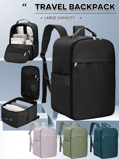 Large Travel Backpack Men And Women Business Laptop Backpack Cabin Bag 40x20x25 Carry On Backpack Airline Approved Waterproof Backpack Multi-Functional Independent Shoe Warehouse Dry-Wet Separation Layer Middle School Students Travel Bag School Bag Commuting Computer Bag