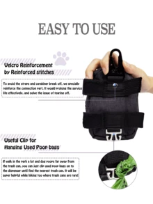 1pc Portable Pet Treat Bag, Training Pouch, Snack Reward Bag, Puppy Training Treat Bag, Pet Feeding Waist Pack, Suitable For Travel Walking Dog, Dog Supplies, Dog Snack Bag - Multicolor - View 6