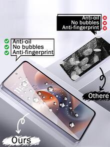 2 件钢化玻璃屏幕保护膜，表面光滑，高硬度，安装无气泡，隐私保护屏幕保护必需品，适用于日常防护、办公室、家庭隐私屏幕保护膜手机屏幕保护膜手机配件 - 黑色 - 查看 8