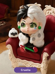 Figuras de la serie "Nacido para rebelarse" de los villanos de Disney en caja ciega, figuras coleccionables de personajes villanos de Disney que incluyen a la Reina Malvada y talla grande, con una elaboración detallada y accesorios icónicos, elemento sorpresa con entrega aleatoria, perfecto para fans y coleccionistas de Disney