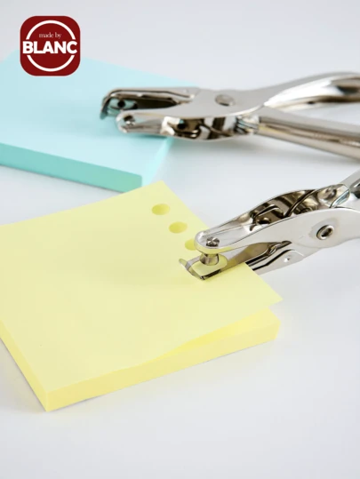 1pc 3mm/6mm Round Hole Punch, Portable Mini Puncher For Paper & Card, Manual Punching Machine For Loose-Leaf Binding Back To School