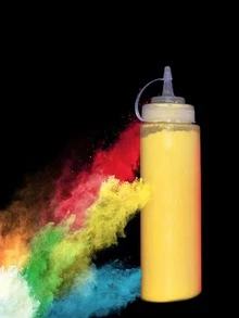 1 个喷雾瓶彩色跑步粉/彩色玉米淀粉/彩虹粉，用于马拉松、彩虹跑、户外运动会、比赛开幕式等活动，增添动感色彩和欢乐气氛（半透明塑料挤压瓶） - 彩色 - 查看 14