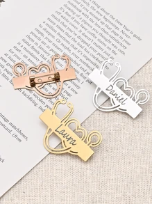 The Stethoscope Design Brooch Can Be Customized With Any Text And Given As A Gift To Family, Friends And Loved Ones - Laser-stainless Steel Stethoscope Brooch - View 6