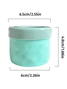 1 件圆形圆柱形硅胶冰块模具，家用冰块模具，夏季冰块和托盘，厨房配件，冰淇淋储存解决方案 - 藍色 - 查看 12