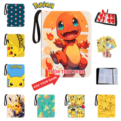 4-Pocket Trading Card Binder For 400 Cards - 50 Page Capacity, Durable Zippered Portable Organizer With Clear Plastic Sleeves & Sturdy Red Cover - Sports Cards, Game Cards, Sports Memorabilia Storage - Ideal Gift For Collectors, Sports Memorabilia Holder | Secure Zipper Closure | Clear Sleeves, Trading Card Storage