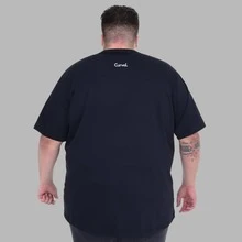 Men's Plus Size Motivation Focus Shirt T-Shirt - Negro - Ver 2