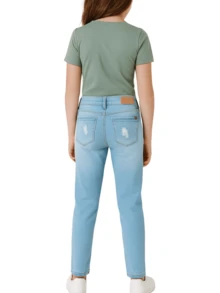 Calça feminina Infantil jeans skinny Calça skinny feminina jeans juvenil do 10 ao 16