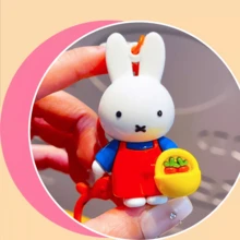 MIFFY Classic Keychain – Iconic Dutch Bunny Charm! Minimalist Design Meets Daily Utility, Perfect For Keys, Bag Accessories, Or Collector's Items. Carry A Touch Of Nostalgia Everywhere! - Orange - View 4