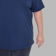 Men's Plus Size Motivation Focus Shirt T-Shirt - Navy Blue - View 5