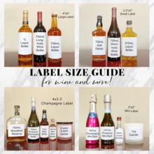 1/3/5件客製化Prosecco香檳酒標，伴娘邀請禮物，香檳生日禮物，個性化訂婚禮物，客製化Prosecco酒標，客製化葡萄酒防水酒標，葡萄酒酒標，適用於週年紀念 - 彩色 - 查看 11