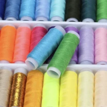 39pcs/Set Multicolor Household Sewing Machine Thread Spools, Sewing Thread, DIY Polyester Thread - Multicolor - View 6