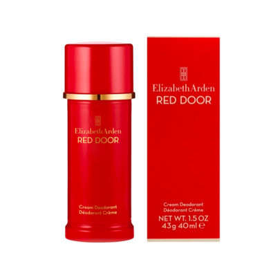 Elizabeth Arden Red Door Deodorant Cream For Women Perfume Perfumes 1.5oz/40ml Long-Lasting Elegant Fresh Classic Girlfriend Wife Mother Friend Birthday Graduation Party Travel Camping Outdoors School Campus Trip Festivals Anniversary Winter Christmas Special Occasions, Party Natural Type