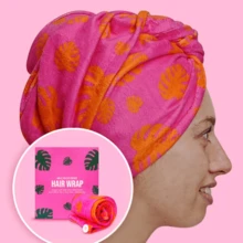 Microfibre Hair Wrap Towel - Fast Drying And Absorbent