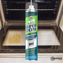 Limpa Forno Spray Desengordurante Dom Line Micro Ondas 300ml