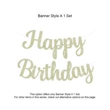 Champagne Gold Autumn Bohemian Birthday Party Decor - Autumn Neutral Retro Happy Banner, Sweet Peach Paper Streamer Lanterns, Paper Tissue Pom Poms, Rustic Background Decor, Birthday Gift - Champagne Gold Lantern Set - View 4
