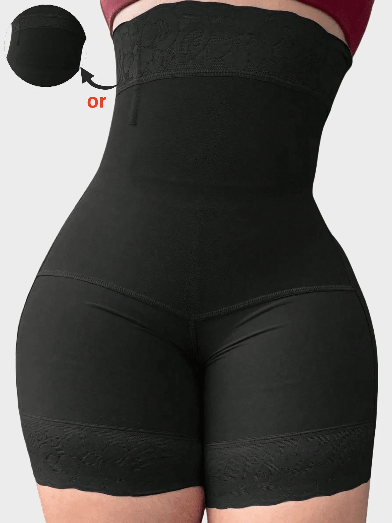 Women Tummy Control Shapewear Bottoms, High-Waisted Abdominal Control Shorts, Butt Lifting, Firm Waist And Lift Buttocks, Black Tights, Classic Daily Wear - Black - View 1