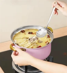 12-Piece Stainless Steel Cookware Set-Wire Handle Pot Set Stainless Steel Wire Handle Milk Pot Stainless Steel Soup Pot Steamer Set With Glass Lids, Versatile Kitchen Pots And Pans Collection