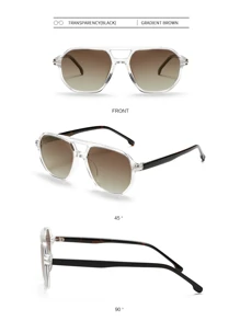 1 pieza Gafas de piloto con doble puente de moda para hombre, adecuadas para conducir, viajar, casual, vacaciones, actividades al aire libre y uso diario. Montura ligera de TR, minimalista y con estilo. de verano para playa, vacaciones, exterior y viajes