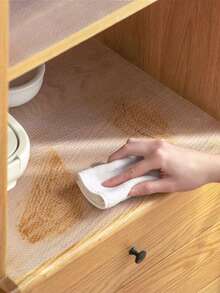 1 Roll Daisy Shelf Liner For Kitchen Cabinets,Non-Adhesive Drawer Liner,Non-Slip Refrigerator Liner,EVA Waterproof Fridge Pad Cupboard Mat Easy Placemats.,Storage,Kitchen Organiser,Organizer,Kitchen Items,Room Decor,Home Decor. - White - View 8