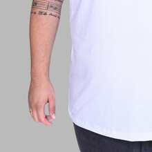 Men's Plus Size Motivation Focus Shirt T-Shirt - Blanco - Ver 5
