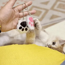 1 Stück/2 Stück Haarspeicher-Anhänger mit Tierkralle, neue Version Gedenkdisplay für Tierfell & Menschenhaar, Aufbewahrungsanhänger für Tierschaum als Schlüsselanhänger für Katzen & Hunde